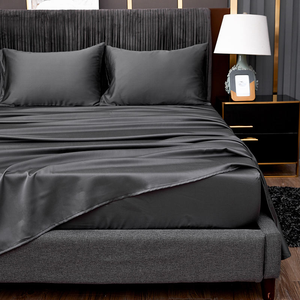 2026 Top trendy Luxury Bedding Set Wholesale 100% Bambo <b>Flat</b> <b>Fitted</b> <b>Sheet</b> Sets - Product Image 3