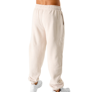 Pantalon de jogging unisexe en molleton de blé, mélange de coton doux, coupe décontractée, personnalisable avec logo OEM, approvisionnement en gros - Product Image 3