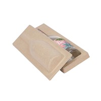 Gevormde papierpulp tray, ecologisch biologisch afbreekbaar, natgeperst pulp inlay voor verpakkingen van likeur- en wijnflessen in geschenkdozen