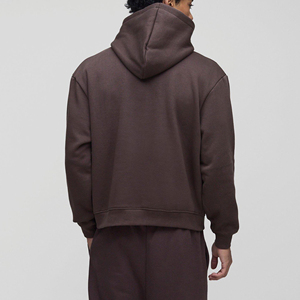 เสื้อฮู้ดดี้ผู้ชายแบบหนาพิเศษสั่งทำได้พร้อมซิป - เสื้อฮู้ดสตรีทแวร์แบบเรียบ - Product Image 3