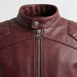 Chaqueta de Motociclista de Cuero Genuino para Hombre de la Mejor Calidad, Nueva Colección de Invierno, Chaquetas de Motocicleta con Protecciones Desmontables Personalizadas - Product Image 4