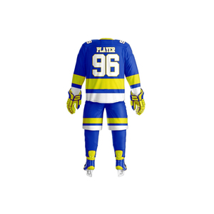 Uniformes de hockey sobre hielo al por mayor de alta calidad, chaqueta larga personalizada, uniformes de hockey - Product Image 2