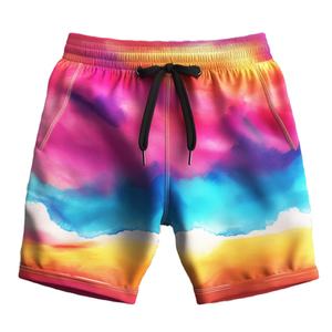 Pantalones cortos de moda para estaciones, pantalones de playa elásticos deportivos sueltos de secado rápido, pantalones cortos para mujer con estampado de sublimación - Product Image 6