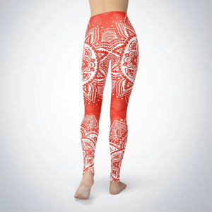 Acheter des leggings de sport pour femmes à taille haute élastique par sublimation, vente en gros, pour la course, la gym, le fitness et le yoga - Product Image 3
