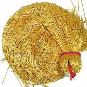 Fil de bronze brillant de haute qualité pour franges métalliques et broderies - Product Image 2