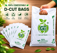 Sacs à main biodégradables en forme de W |   Sacs d'emballage durables pour la vente au détail