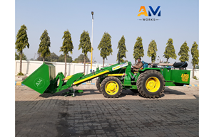 Cargador de Cangrejos No Telescópico Ashok Metal Works para Tractor Sonalika, Capacidad de Cucharón de 400 kg, Altura de Descarga de 16 pies, Confiable, 1 Año de Garantía - Product Image 2