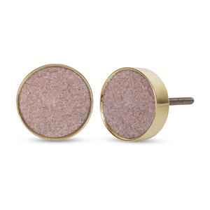 Boutons en marbre faits à la main Shubham avec un design floral sculpté en provenance de l'Uttar Pradesh pour les poignées de placards et de tiroirs - Décoration intérieure - Product Image 2