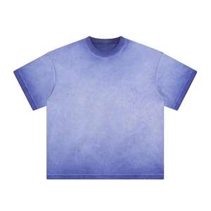 Camiseta de Alta Calidad 100% Algodón, Lavado Ácido, Corte Regular, Gruesa, Transpirable, con Diseño Gráfico Personalizado, Estilo Vintage, para Mujer - Product Image 6