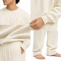 Ensemble de survêtement sportif personnalisé pour homme, veste à capuche entièrement zippée et pantalon de jogging, tenue d'entraînement d'équipe assortie, vente en gros OEM