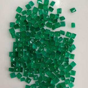 Onyx Vert Naturel 3MM Taille Carrée Étagée Meilleure Qualité Pierre Précieuse Libre pour la Fabrication de Bijoux Red Mountain Gems - Product Image 5
