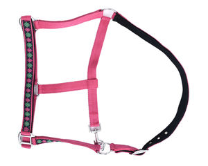 Cabestro de Nylon Acolchado Personalizado con Forro de Felpa Suave, Ajustable y Duradero para Montar a Caballo - Product Image 3