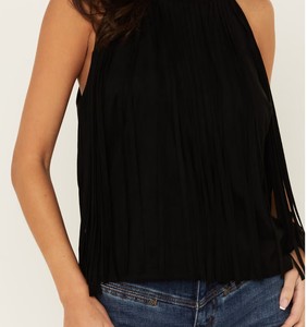 Débardeur en daim pour femme, sans manches, décontracté, coupe courte, toucher doux, gilet tendance, vente en gros, personnalisation OEM, directement de l'usine pour les marques - Product Image 3