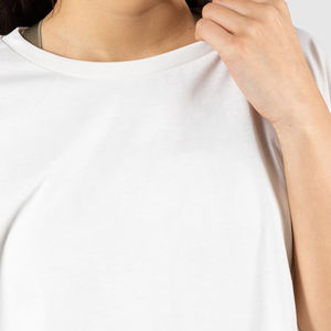 Nuevas camisetas deportivas personalizadas 100% algodón, lisas, ajustadas, con spandex, estilo crop top, para mujer, servicio OEM, venta al por mayor. - Product Image 4