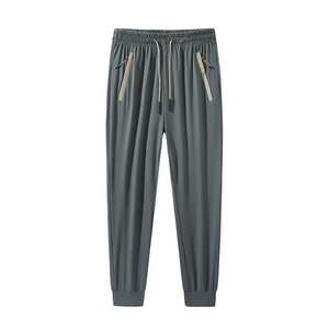 Men Mid Waist Midweight Canvas 100% Cotton Acid Wash Summer Plus Size Casual Quick Dry Breathable Windproof <b>Trousers</b> - Product Image 4