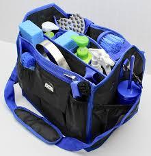 Modern Textile Equestrian Grooming Kit Bag Spacious Horse Grooming Storage Organizer with Washable Pockets - Product Image 2