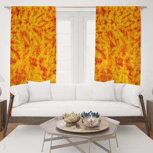Cortina de Algodón con Estampado Tie Dye de Diseño Bohemio para Ventana, para Sala de Estar, Dormitorio, Oficina, Hotel, Venta al Por Mayor en India - Product Image 1