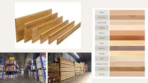 Finger Joint Rubber Wood Drawer Panels Sustainable Solid Wood Boards for Office Cabinets Dining Furniture Strong Durable Build - Product Image 2