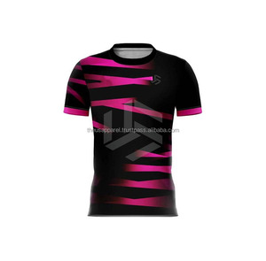 Maillot de football Nouvelle Arrivée Vêtements de sport Tenue de football 100% Polyester Spandex Impression par sublimation Dernier design Chemises à manches courtes - Product Image 3