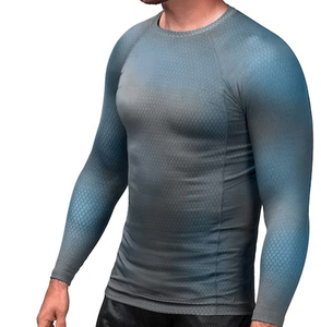 Maillot de bain à manches longues anti-UV, extensible, séchage rapide, pour activités aquatiques et plage - Product Image 1