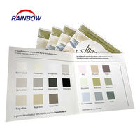 Catalogue de couleurs de peinture à la craie RAINBOW, échantillon d'impression offset sur papier d'art avec plastification, service de demande de impression personnalisée