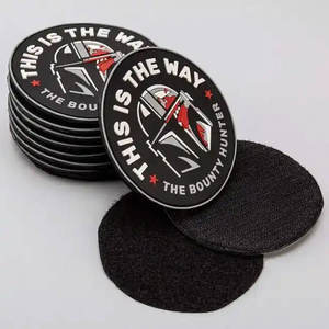 Professional Custom Logo Soft Rubber PVC Patches with Beads-Customized <b>Badges</b> for Bags - Product Image 1