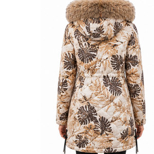 <b>Women's</b> Casual Winter <b>Parka</b> Coat with Adjustable Waist, Warm Quilted Filling Elegant Hooded Design for Fashion Forward Customers - Product Image 2