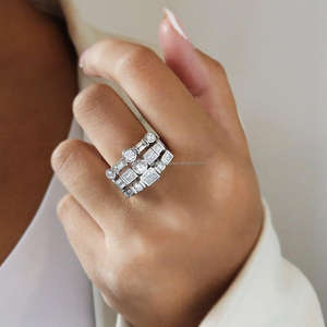 IGI/GIA Lab Grown Cut Diamond Vintage 14K Oro amarillo Unisex Boda/Aniversario/Anillo de fiesta para compromiso - Product Image 1