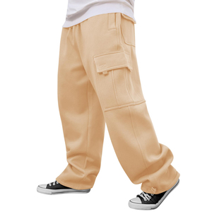 Lightweight Mens Cargo Sweatpants Breathable Fabric Casual Joggers For Travel Daily Comfort Relaxed Fit <b>Drawstring</b> Waistband - Product Image 4