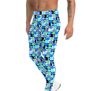 Leggings de compression pour hommes 100% haute qualité, taille haute, respirants, sans coutures, en Spandex/Nylon, motif léopard, pour le sport et l'entraînement - Product Image 6