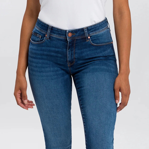 Jeans de Mujer de Primera Calidad, Azules, Corte Recto, Ajustados, Casuales, Nuevo Estilo, Pantalones de Mezclilla para Mujer, Precio al por Mayor Personalizado - Product Image 3