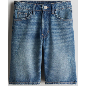 Nouveaux shorts en jean imprimés délavés de qualité supérieure 2026 respirants pour homme, personnalisables, en denim vieilli et élégant - Product Image 1