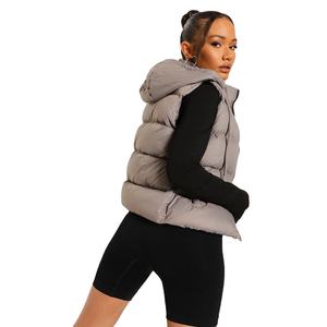 Top corto de otoño e invierno de alta calidad para mujer, chaleco globo a la moda, novedad - Product Image 4