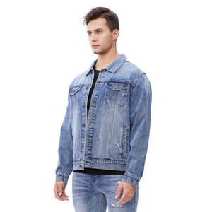 Private Label Men Winter <b>Jackets</b> Oem Service Men Jeans <b>Jackets</b> Adults Wear Men Jeans <b>Jackets</b> - Product Image 2