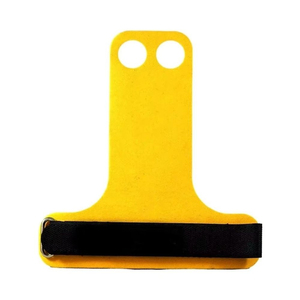 Poignées de gymnastique en cuir à 2 trous pour tractions et musculation, protection de la paume, équipement de fitness personnalisable avec logo - Product Image 2