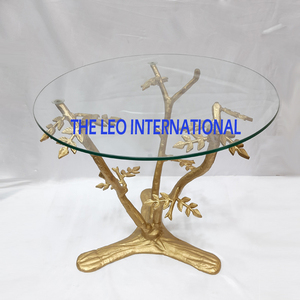 Ensemble de 2 tables basses en acier inoxydable avec plateau en verre transparent, design carré, pour la maison, l'hôtel, les salles à manger - Product Image 2