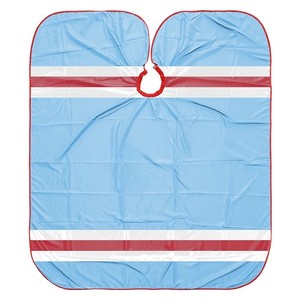 Capa de Barbero Negra Resistente con Cierre a Presión, Logotipo Personalizado, Resistente al Agua, Material de Poliéster/Nailon Resistente, Capas de Barbero Personalizables - Product Image 1