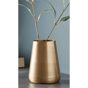 Luxury Gold Metal <b>Vase</b> Handcrafted Hammered Flower Pot Decorative Modern Tall Brass <b>Vases</b> for Wedding Home Hotel Centerpiece - Product Image 3