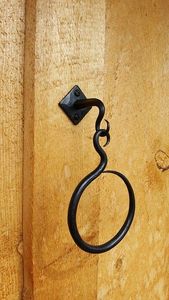 Anillo para Toallas de Hierro Minimalista Moderno, Accesorio de Baño Compatible con Proyectos de Renovación de Interiores de Casas Contemporáneas - Product Image 4