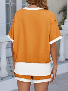 Wholesale Casual Wear Women Cotton T Shirt Short <b>Set</b> Top Selling Summer Wear <b>Twin</b> <b>Set</b> for Ladies In Cheap Price Shorts <b>sets</b> - Product Image 4