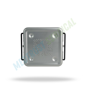 Contenedor de Esterilización de Tamaño Medio, Caja de Almacenamiento de Instrumentos Quirúrgicos de Aluminio, Estuche para Autoclave Médico - Product Image 3