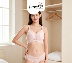 Sujetador de lactancia Bmama Plus Size, sujetador de apoyo para lactancia, sujetador de lactancia de algodón para mujer, para lactancia y extracción de leche - Product Image 1