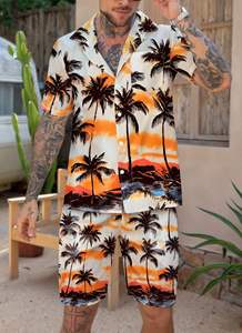 <b>Mens</b> <b>Black</b> <b>Short</b> Sleeve Tshirt Matching <b>Shorts</b> 2 Piece Set Casual Athletic Summer Knitted Solid 100% Cotton Breathable - Product Image 3