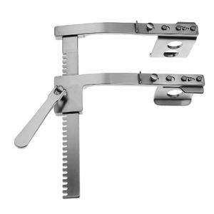 เครื่องมือผ่าตัดกระดูกและข้อแบบแมนนวล Finochetto Pediatric Rib Spreader พร้อมใบมีดโค้ง ด้ามจับตามหลักสรีรศาสตร์ สำหรับการแยกกล้ามเนื้อหน้าอก ได้รับมาตรฐาน CE - Product Image 5