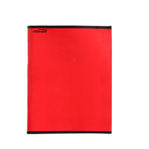 Libro <span class=keywords><strong>de</strong></span> <span class=keywords><strong>ejercicios</strong></span> cubierto rojo con una sola línea con regla azul y con cubierta trasera <span class=keywords><strong>de</strong></span> tabla <span class=keywords><strong>de</strong></span> multiplicar - Product Image 2