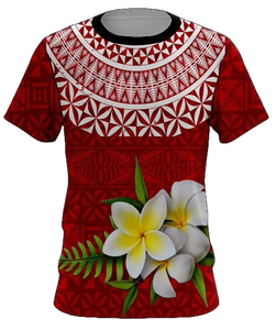 T-shirt tricoté grande taille motif tatouage polynésien imprimé tribal Maori Samoan Tapa respirant écologique Printemps-Été - Product Image 2