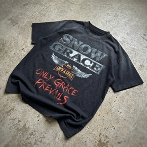 เสื้อยืดแขนยาวทรงโอเวอร์ไซส์ ผ้าคอตตอน 100% หนัก 280 กรัม พิมพ์ลายตามสั่ง ระบายอากาศได้ดี เป็นมิตรต่อสิ่งแวดล้อม ชายเสื้อฉีกขาด สำหรับผู้ชาย - Product Image 3