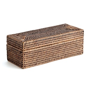 Storage <b>containers</b> for multi purposes hand-weave rattan <b>box</b> organizer lidded <b>container</b> boxes - Product Image 1