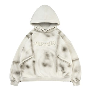 Sudadera con capucha para hombre, estilo desgastado, forro polar grueso, sudadera personalizada, suministro al por mayor para minoristas de boutiques en EE. UU. - Product Image 2