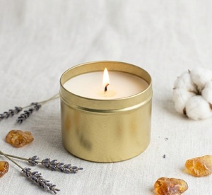 Luxury Custom Logo Stainless Steel <b>Candle</b> Jar With Airtight Metal Lid High-Gloss Polished Silver Scented Soy Wax <b>Candle</b> Vessel - Product Image 4